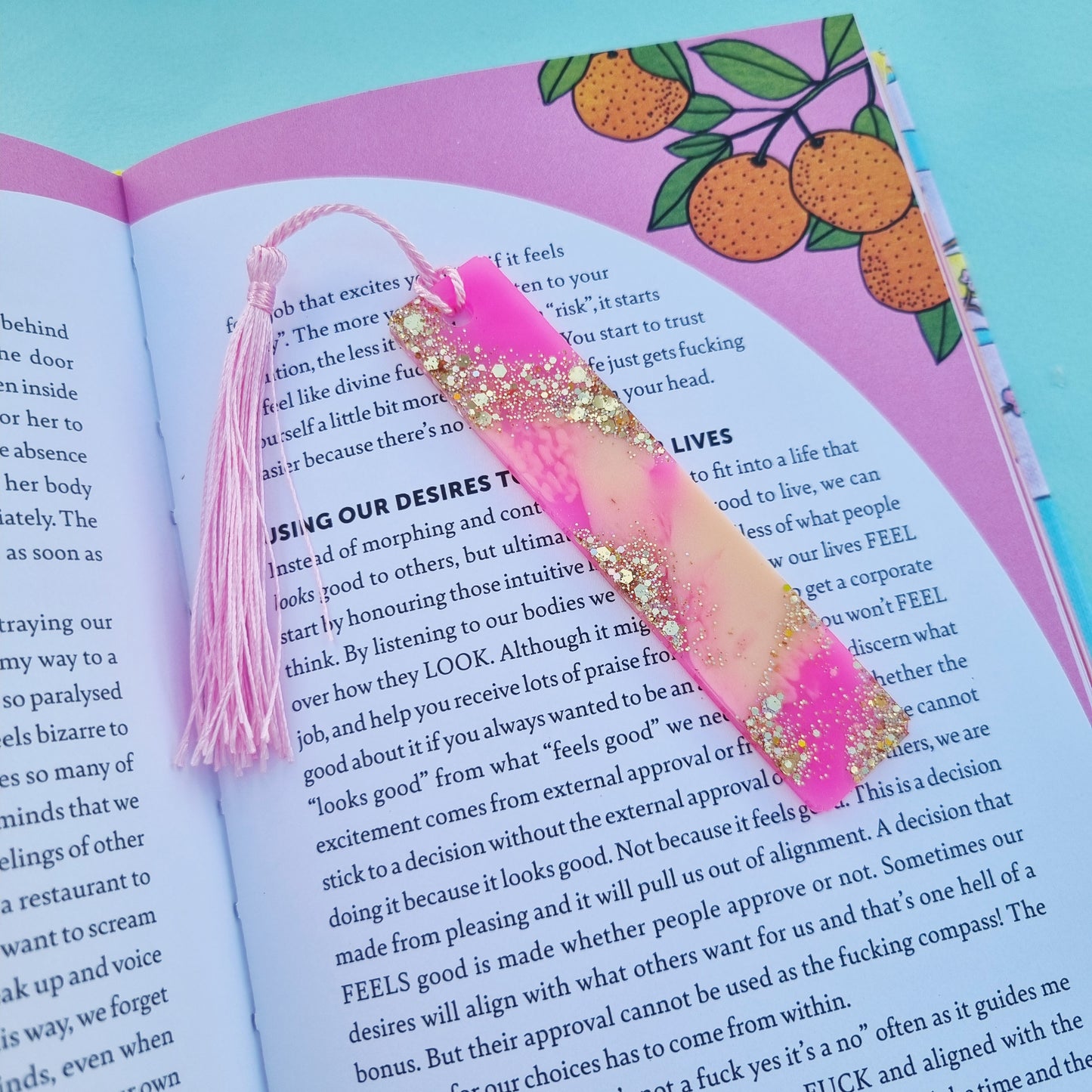Mini Resin bookmark