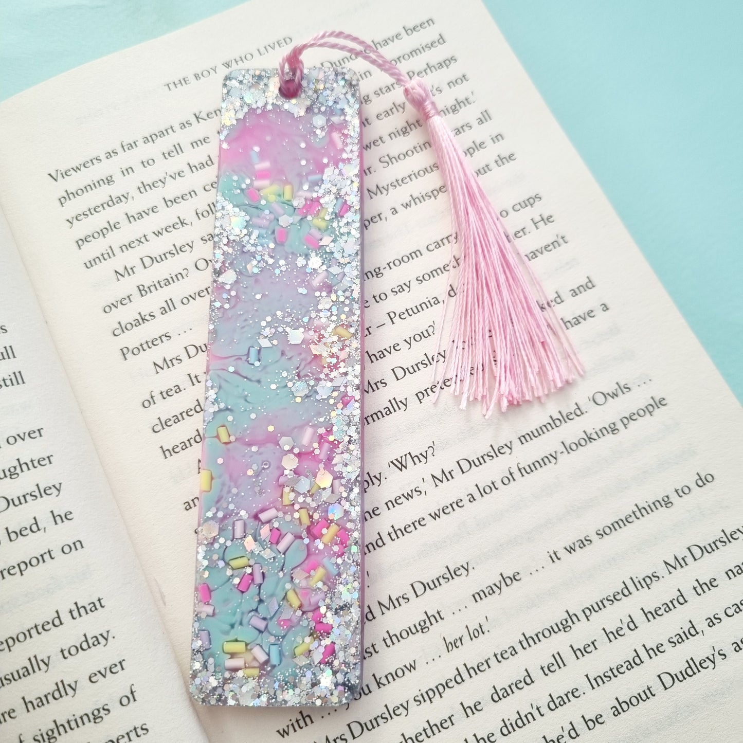 Resin bookmark